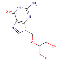 107910-75-8 Ganciclovir sodium chemical structure