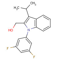 886362-94-3 1-(3',5'-DIFLUOROPHENYL)-2-HYDROXYMETHYL-3-ISOPROPYLINDOLE chemical structure