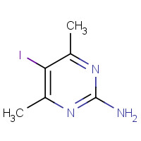 2033-47-8 2-AMINO-4,6-DIMETHYL-5-IODOPYRIMIDINE chemical structure