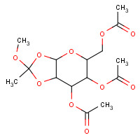 3254-16-8 3,4,6-TRI-O-ACETYL-ALPHA-D-GALACTOPYRANOSE 1,2-(METHYL ORTHOACETATE) chemical structure