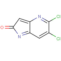 136888-26-1 5,6-dichloro-1H-pyrrolo[3,2-b]pyridin-2(3H)-one chemical structure
