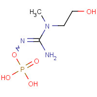 6903-79-3 1-(2-Hydroxyethyl)-1-methylguanidine dihydrogen phosphate chemical structure