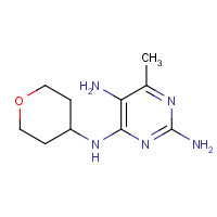 1184919-33-2 6-methyl-N4-(tetrahydro-2H-pyran-4-yl)pyrimidine-2,4,5-triamine chemical structure