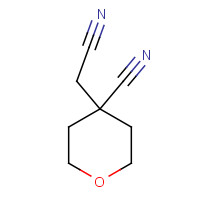 194862-82-3 4-(cyanomethyl)-tetrahydro-2H-pyran-4-carbonitrile chemical structure