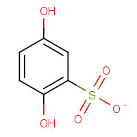 10021-55-3 sodium 2,5-dihydroxybenzenesulphonate chemical structure
