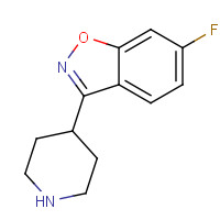 84163-77-9 6-Fluoro-3-(4-piperidinyl)-1,2-benzisoxazole chemical structure