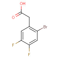 883502-07-6 2-Bromo-4,5-difluorophenylacetic acid chemical structure