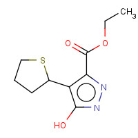 51986-04-0 3-Ethoxycarbonyl-5-hydroxy-1-sulfolanylpyrazole chemical structure