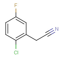 395675-23-7 2-CHLORO-5-FLUOROPHENYLACETONITRILE chemical structure