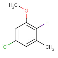1150617-68-7 5-chloro-2-iodo-1-methoxy-3-methylbenzene chemical structure