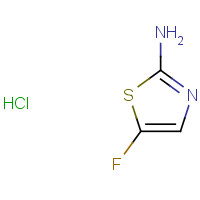 745053-64-9 5-FLUOROTHIAZOL-2-AMINE HYDROCHLORIDE chemical structure