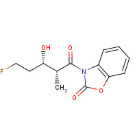 287398-91-8 3-((2R,3S)-5-fluoro-3-hydroxy-2-methylpentanoyl)benzo[d]oxazol-2(3H)-one chemical structure