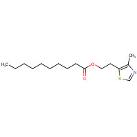 101426-31-7 2-(4-Methyl-5-thiazolyl)ethyl decanoate chemical structure