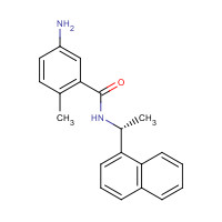 1093070-16-6 5-Amino-2-methyl-N-(1R-naphthalen-1-yl-ethyl)-benzamide chemical structure