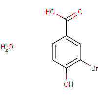 14348-41-5 3-BROMO-4-HYDROXYBENZOIC ACID HYDRATE chemical structure