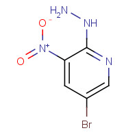 15862-42-7 5-Bromo-2-hydrazino-3-nitropyridine chemical structure