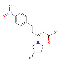 90505-36-5 (S)-P1-(3-MERCAPTO-1-PYRROLIDINYL)ETHYLIDENE]-(4-NITROPHENYL)METHYL ESTER,CARBAMIC ACID chemical structure