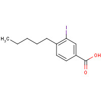 1131588-17-4 3-iodo-4-pentylbenzoic acid chemical structure
