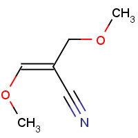 1608-82-8 2-METHOXYMETHYL-3-METHOXYPROPENENITRILE,MIXTURE OF CIS AND TRANS chemical structure