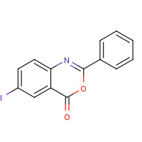 72875-83-3 6-iodo-2-phenyl-4H-benzo[d][1,3]oxazin-4-one chemical structure