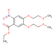 179688-26-7 Ethyl 4,5-bis(2-methoxyethoxy)-2-nitrobenzoate chemical structure