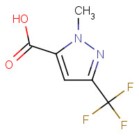 128694-63-3 2-METHYL-5-TRIFLUOROMETHYL-2H-PYRAZOLE-3-CARBOXYLIC ACID chemical structure