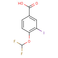 1131588-14-1 4-(difluoromethoxy)-3-iodobenzoic acid chemical structure