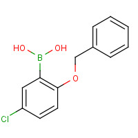 612832-83-4 2-BENZYLOXY-5-CHLOROPHENYLBORONIC ACID chemical structure