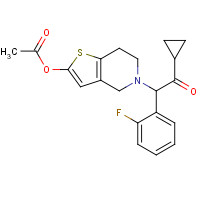 389574-19-0 PRASUGREL HYDROCHLORIDE chemical structure