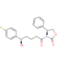 189028-95-3 (4S)-3-[(5R)-5-(4-FLUOROPHENYL)-5-HYDROXYPENTANOYL]-4-PHENYL-1,3-OXAZOLIDIN-2-ONE chemical structure