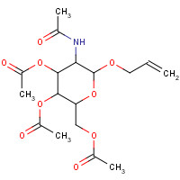 28738-44-5 Allyl 2-Acetamido-3,4,6-tri-O-acetyl-2-deoxy--D-glucopyranoside chemical structure