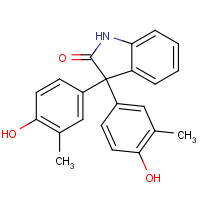 47465-97-4 3,3-Bis(3-methyl-4-hydroxyphenyl)indoline-2-on chemical structure