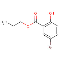 37640-74-7 propyl 5-bromo-2-hydroxybenzoate chemical structure