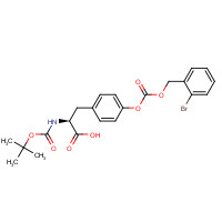 81189-61-9 N-tert-Butyloxycarbonyl-O-(2-bromobenzyloxycarbonyl)-D-tyrosine chemical structure