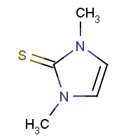 6596-81-2 2-Thioxo-1,3-dimethyl-1H-imidazole chemical structure