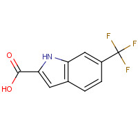 327-20-8 6-TRIFLUOROMETHYL-1H-INDOLE-2-CARBOXYLIC ACID chemical structure