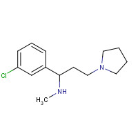 672309-96-5 [1-(3-CHLORO-PHENYL)-3-PYRROLIDIN-1-YL-PROPYL]-METHYL-AMINE chemical structure