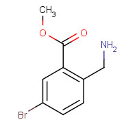 1131587-85-3 methyl 2-(aminomethyl)-5-bromobenzoate chemical structure
