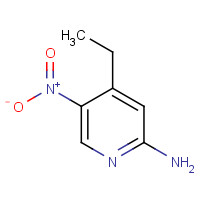 70936-17-3 4-ethyl-5-nitropyridin-2-amine chemical structure