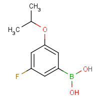 850589-54-7 3-FLUORO-5-(ISOPROPOXY)BENZENEBORONIC ACID chemical structure