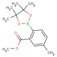 1088994-18-6 methyl 5-methyl-2-(4,4,5,5-tetramethyl-1,3,2-dioxaborolan-2-yl)benzoate chemical structure