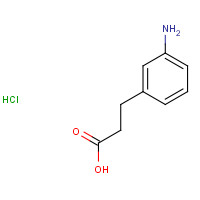 102879-44-7 3-(3-AMINO-PHENYL)-PROPIONIC ACID HYDROCHLORIDE chemical structure