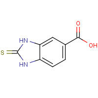 58089-25-1 2-MERCAPTO-5-BENZIMIDAZOLECARBOXYLIC ACID chemical structure
