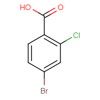 59748-92-4 4-BROMO-2-CHLOROBENZOIC ACID chemical structure