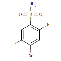 214209-98-0 4-BROMO-2,5-DIFLUOROBENZENESULFONAMIDE chemical structure