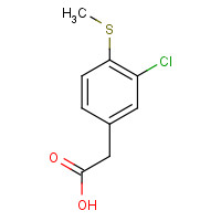 87776-75-8 3-Chloro-4-(methylthio)phenylacetic acid chemical structure