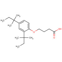 13403-01-5 2-(2,4-Di-tert-pentylphenoxy)butryic acid chemical structure
