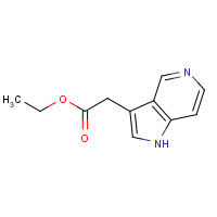 39676-16-9 ethyl 2-(1H-pyrrolo[3,2-c]pyridin-3-yl)acetate chemical structure