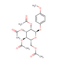 17042-40-9 4-METHOXYPHENYL 2,3,4,6-TETRA-O-ACETYL-ALPHA-D-MANNOPYRANOSIDE chemical structure