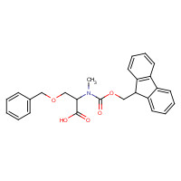 84000-14-6 N-Fmoc-N-methyl-O-benzyl-L-serine chemical structure